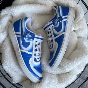 Rare Nike Airbrush Tennis Blue Air Force